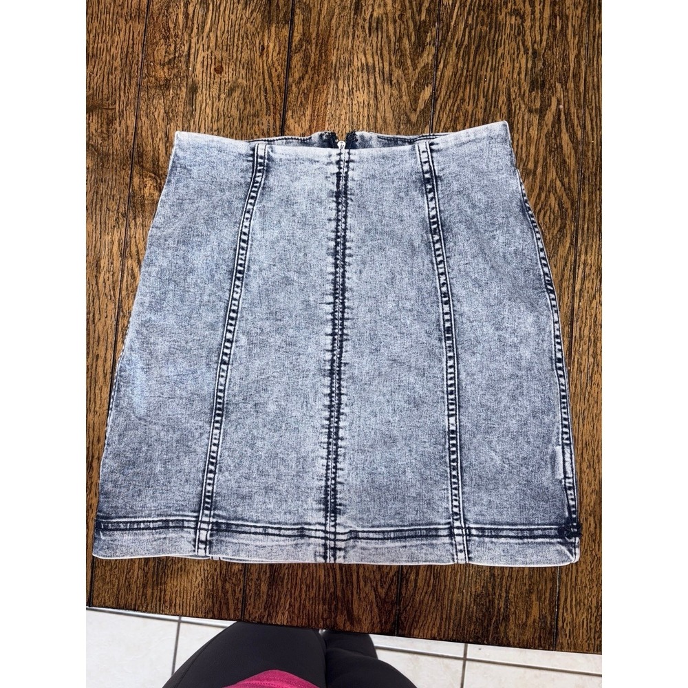 Free people Jean mini skirt - Picture 1 of 3